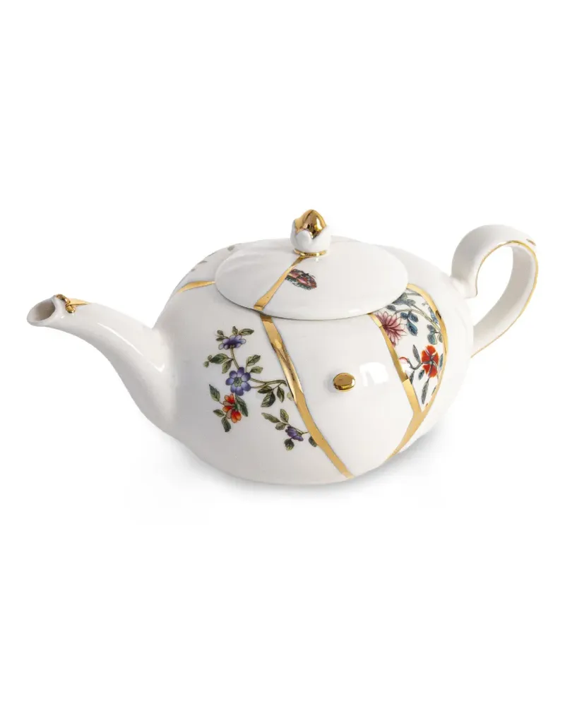 Seletti x Marcantonio Kintsugi Teekanne - Weiß Weiß