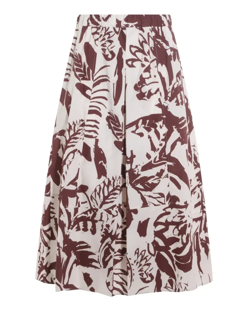 Antonelli Firenze floral-print skirt - Braun Braun