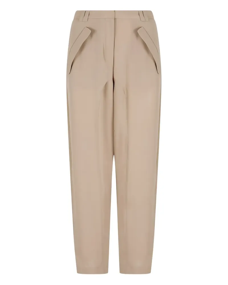 Giorgio Armani Hose mit Klappe - Nude Nude