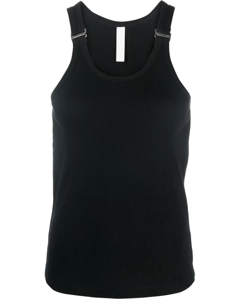 Dion Lee Geripptes Tanktop Schwarz