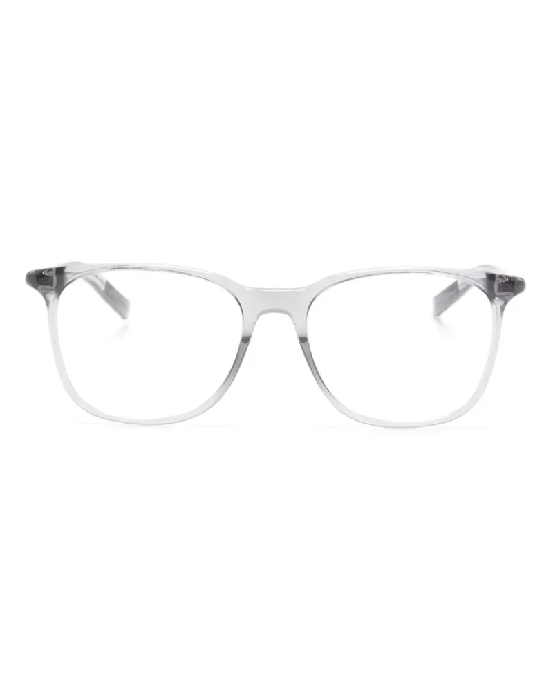 Montblanc Eckige Brille mit transparentem Gestell - Grau Grau