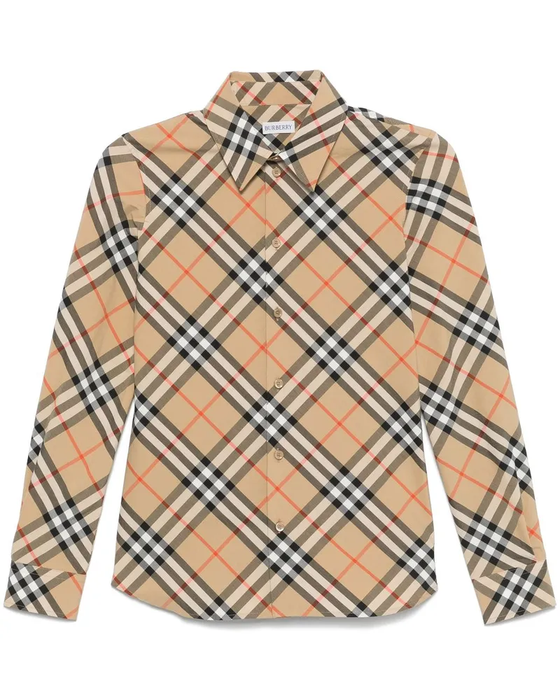 Burberry Hemd mit Vintage-Check - Nude Nude