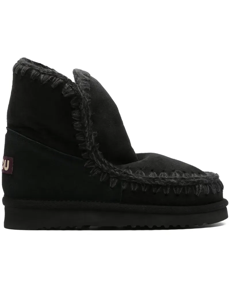 Mou Eskimo 18 Stiefeletten mit Logo-Applikation - Schwarz Schwarz
