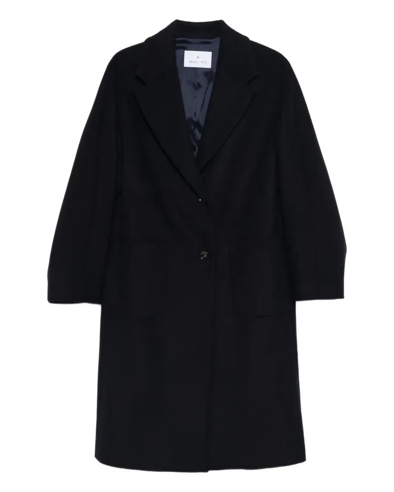 Manuel Ritz wool-blend coat - Blau Blau