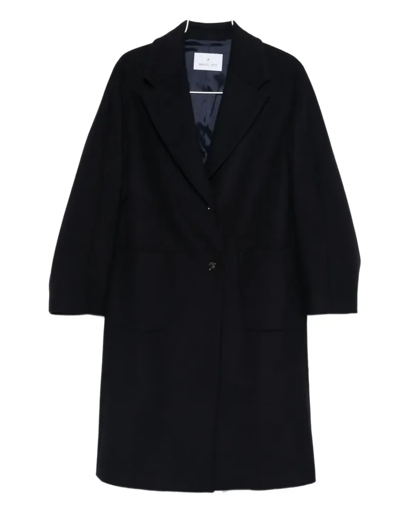 Manuel Ritz Klassischer Mantel - Blau Blau