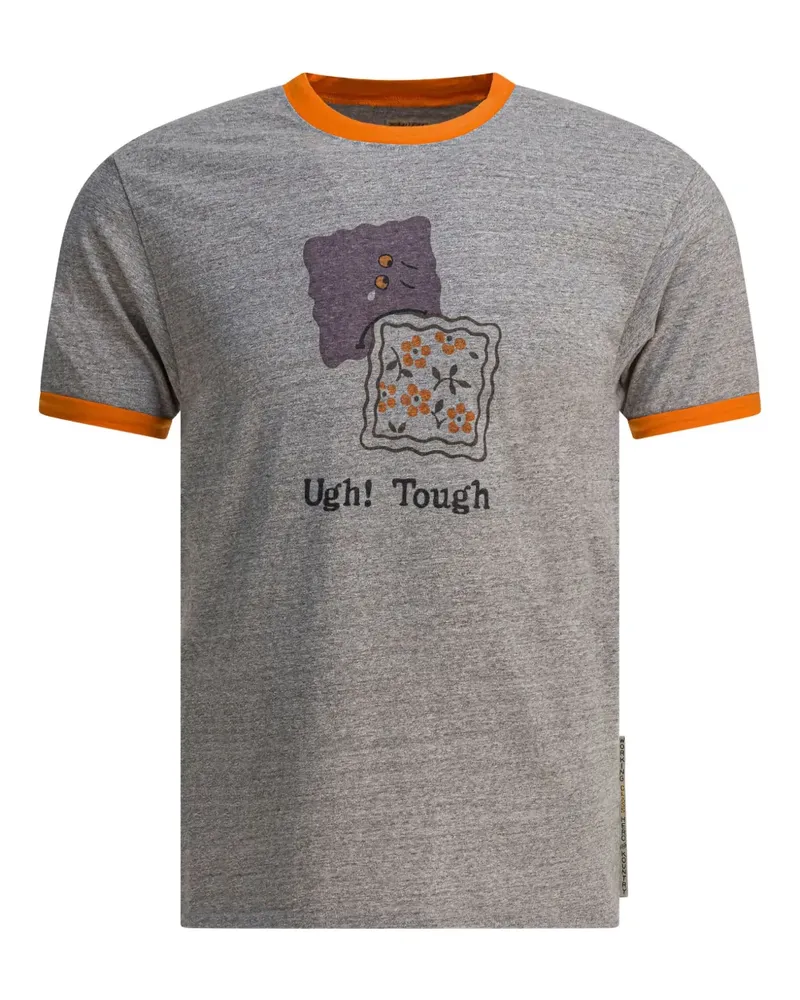 KAPITAL T-Shirt mit grafischem Print - Grau Grau