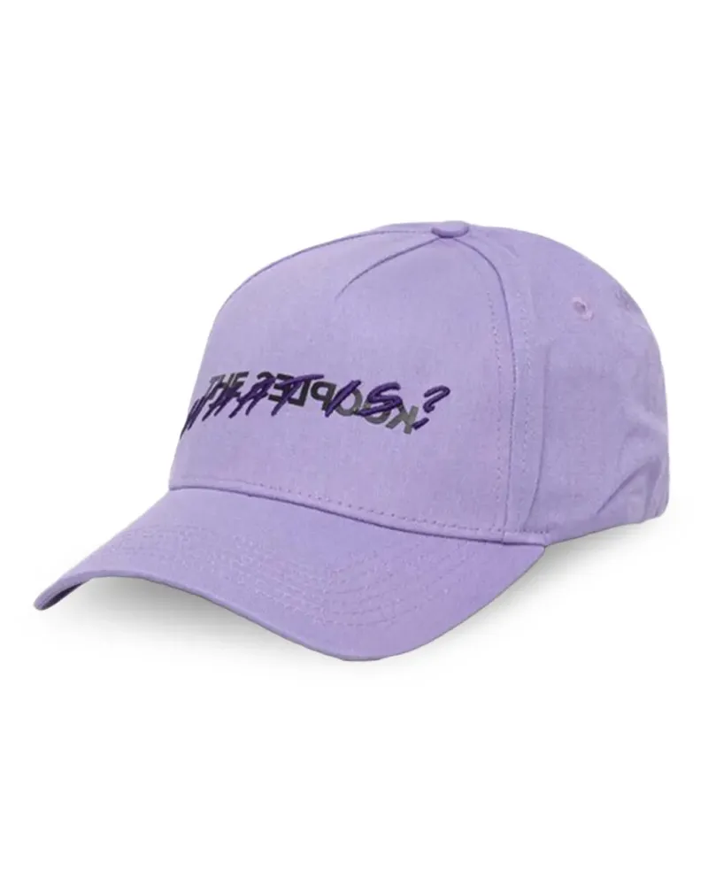 The Kooples Baseballkappe mit Stickerei - Violett Violett