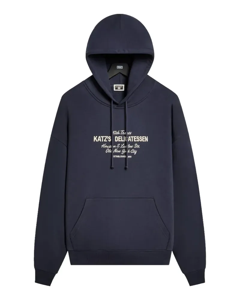 KITH x Katz's Delicatessen genesis hoodie - Blau Blau