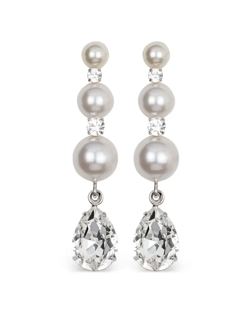 Jennifer Behr Corisande Ohrringe mit Kristallen - Silber Silber