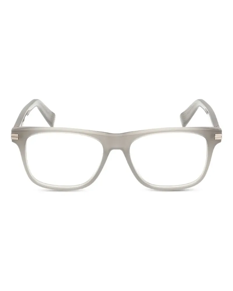 Ermenegildo Zegna rectangle-frame glasses - Grau Grau