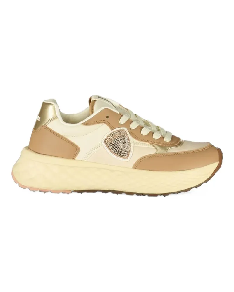 Blauer LYNN01 Sneakers mit Einsätzen - Braun Braun