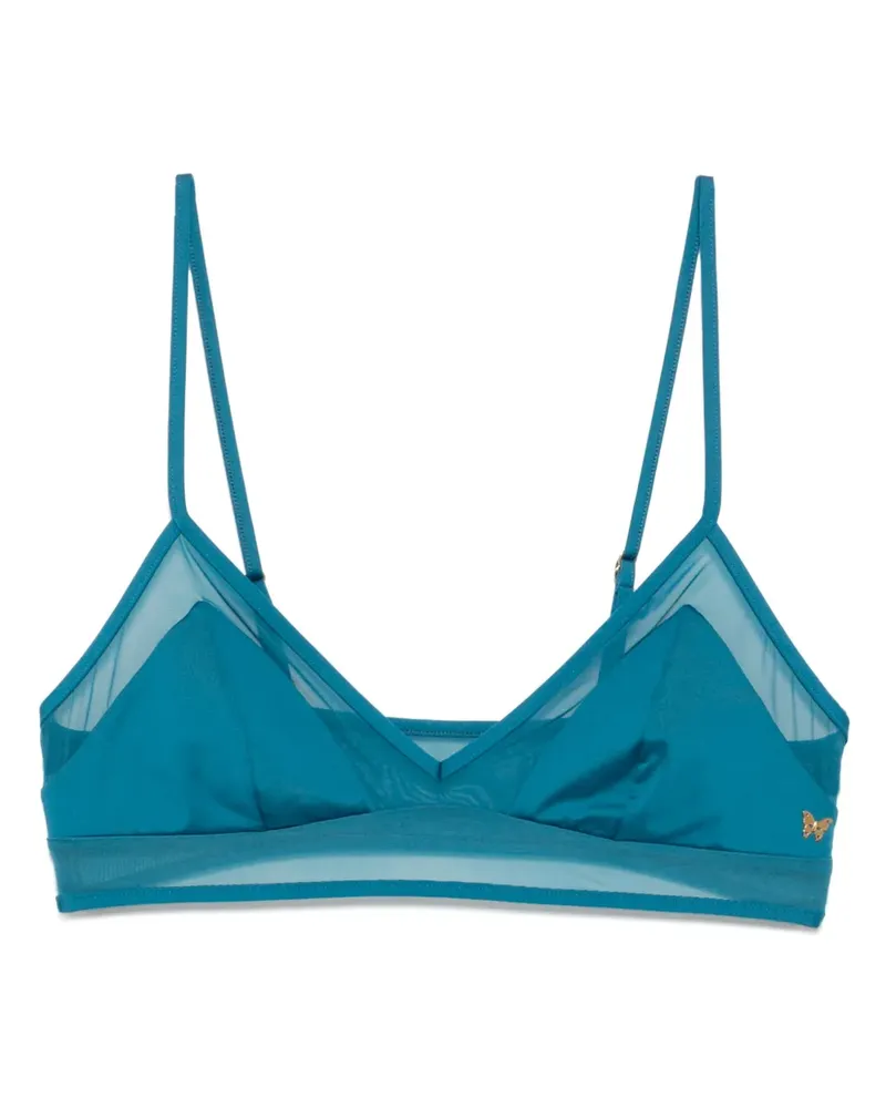 Kiki De Montparnasse Peep Show Bikinioberteil - Blau Blau