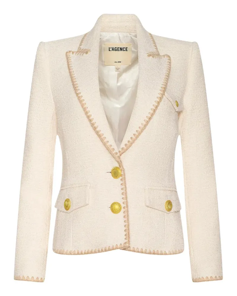 L'Agence Wylla structured blazer - Nude Nude