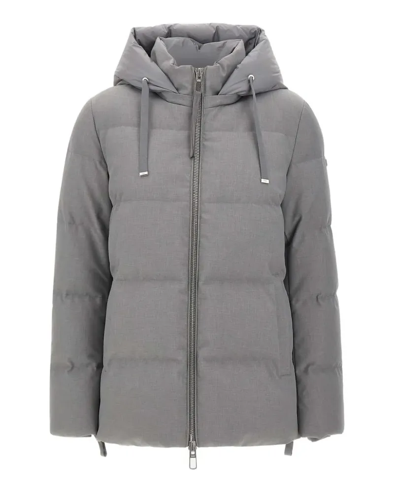 DUNO quilted-pattern padded jacket - Grau Grau