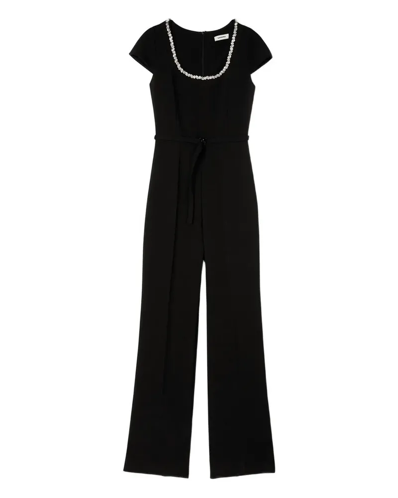 Sandro embellished jumpsuit - Schwarz Schwarz