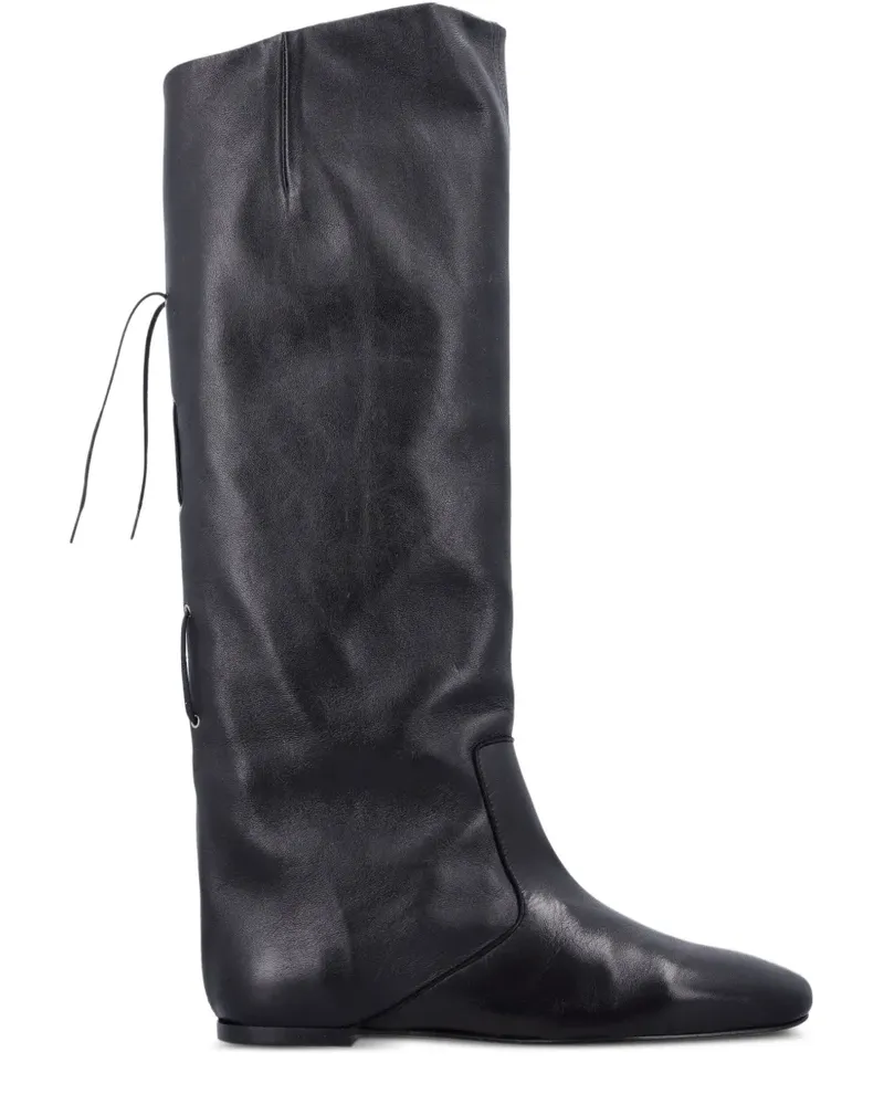 Miista Karola Schnürstiefel - Schwarz Schwarz