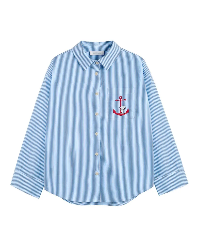 Chinti & Parker x Peanuts Snoopy Anchor Pyjama - Blau Blau