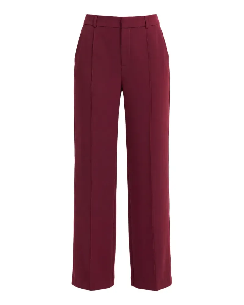 Cinq à Sept Calla pintuck-detail trousers - Rot Rot