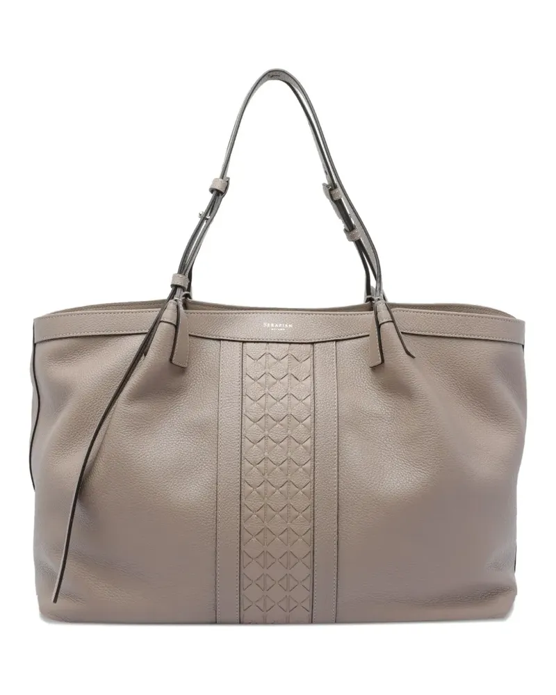 Serapian Kleine Secret Schultertasche - Nude Nude