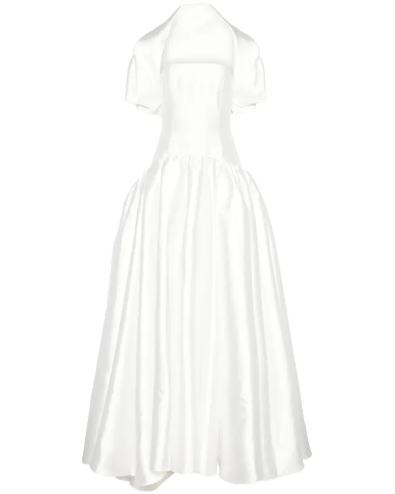 Solace London The Jazmin Maxikleid - Weiß Weiß