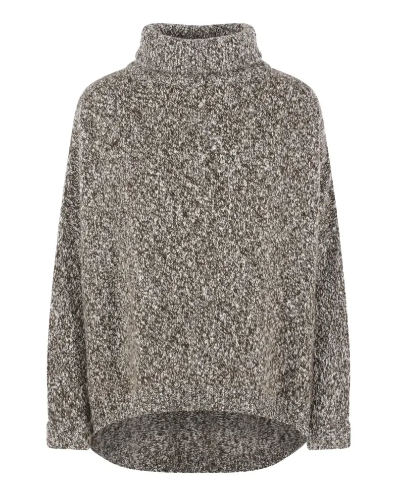Dušan mélange-knit oversized sweater - Braun Braun
