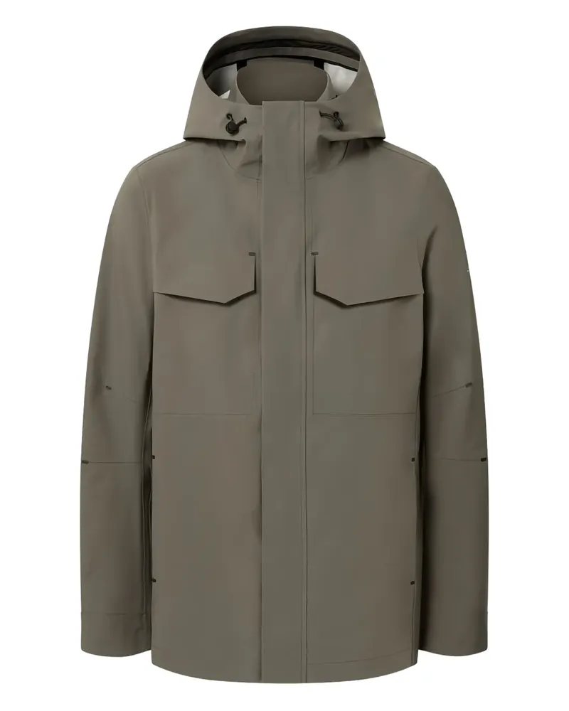 ECOALF hooded pocket coat - Grün Grün
