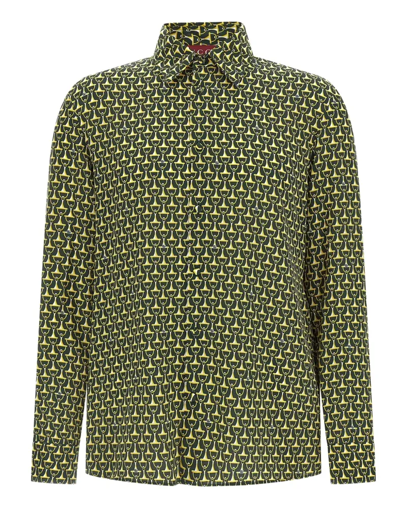 Gucci Horsebit-print shirt - Gelb Gelb