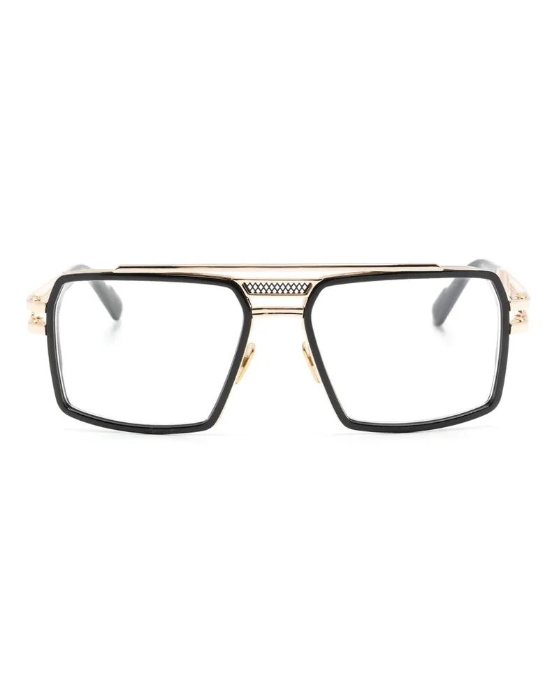 CAZAL Pilotenbrille mit Mesh-Details - Schwarz Schwarz