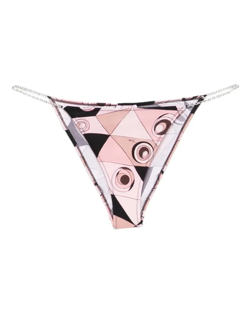 Emilio Pucci printed bikini bottom - Rosa Rosa