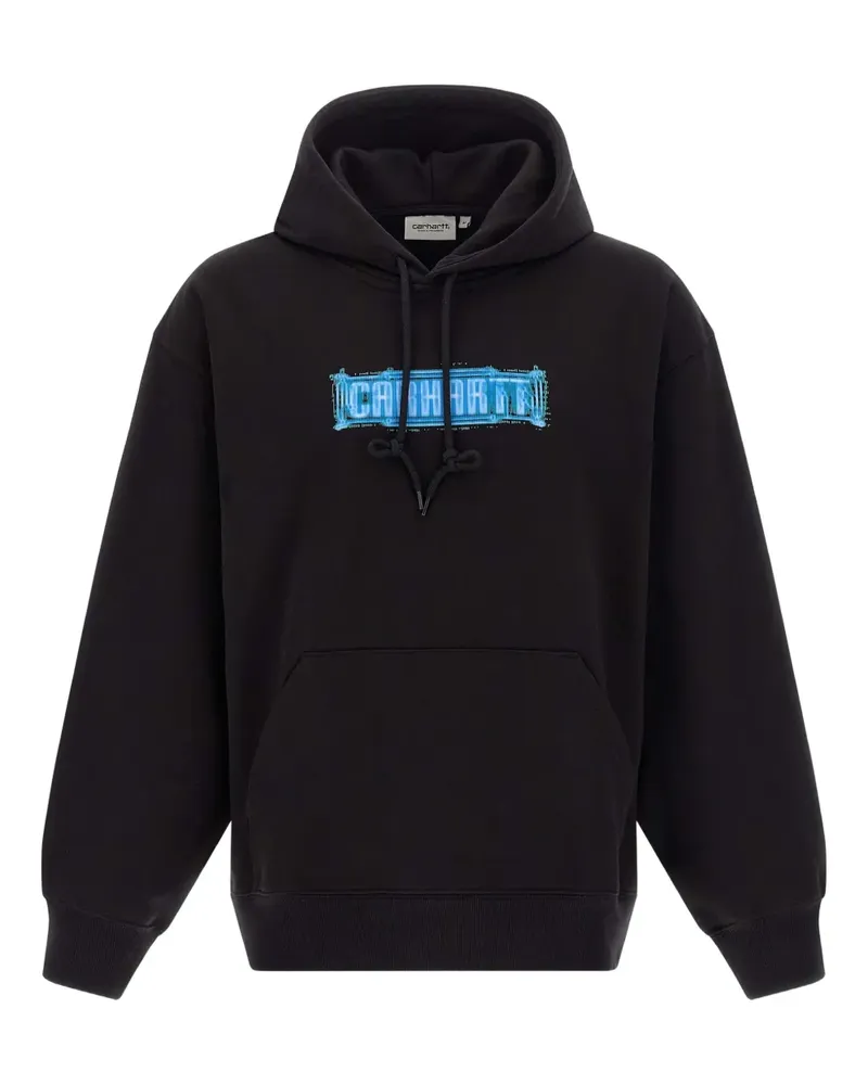 Carhartt WIP Hoodie mit Print - Schwarz Schwarz