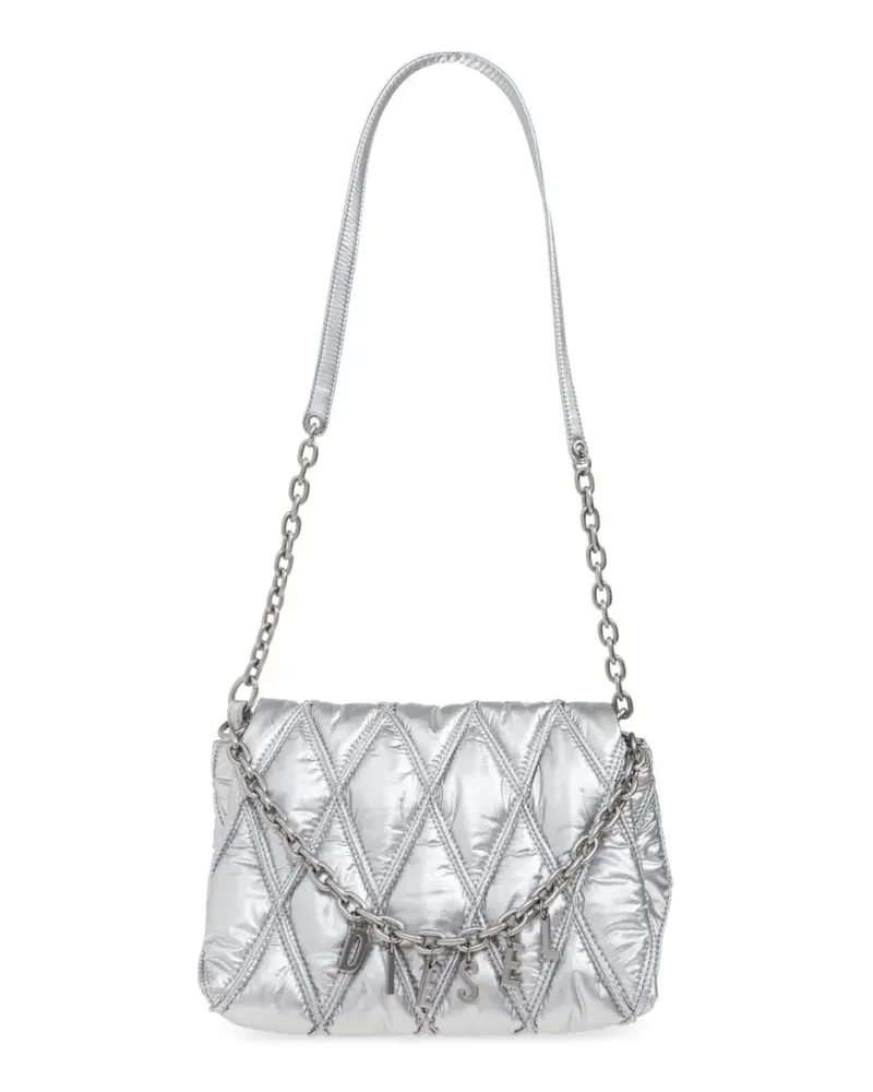 Diesel Charm-D Schultertasche - Grau Grau