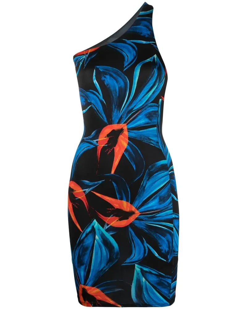 Louisa Ballou Kleid mit Print - Blau Blau