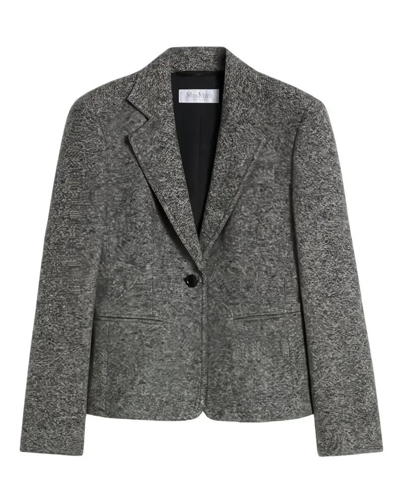 Max Mara Blazer mit einem Knopf - Grau Grau
