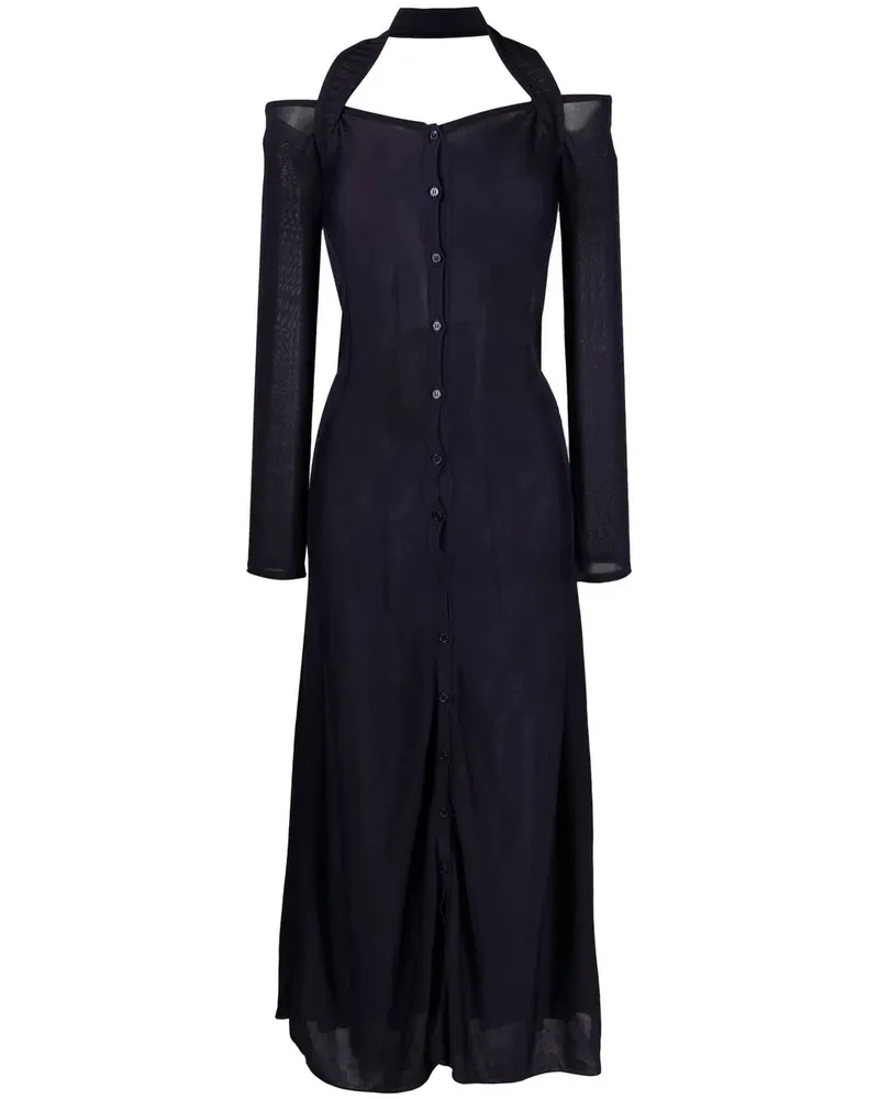 Jacquemus Langärmeliges Abendkleid - Blau Blau
