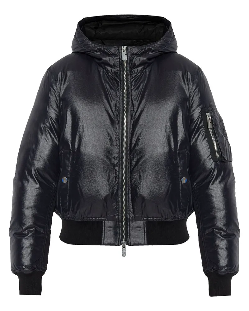 Burberry Gesteppte Daunenjacke - Schwarz Schwarz