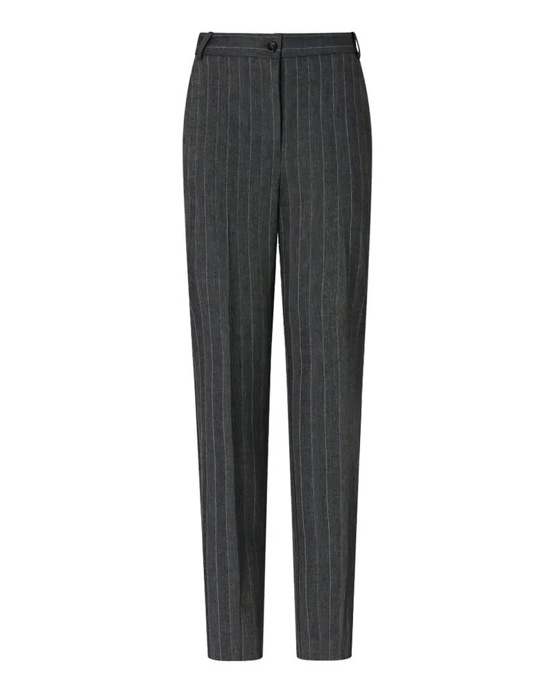 Pinko Hose mit Nadelstreifen - Grau Grau