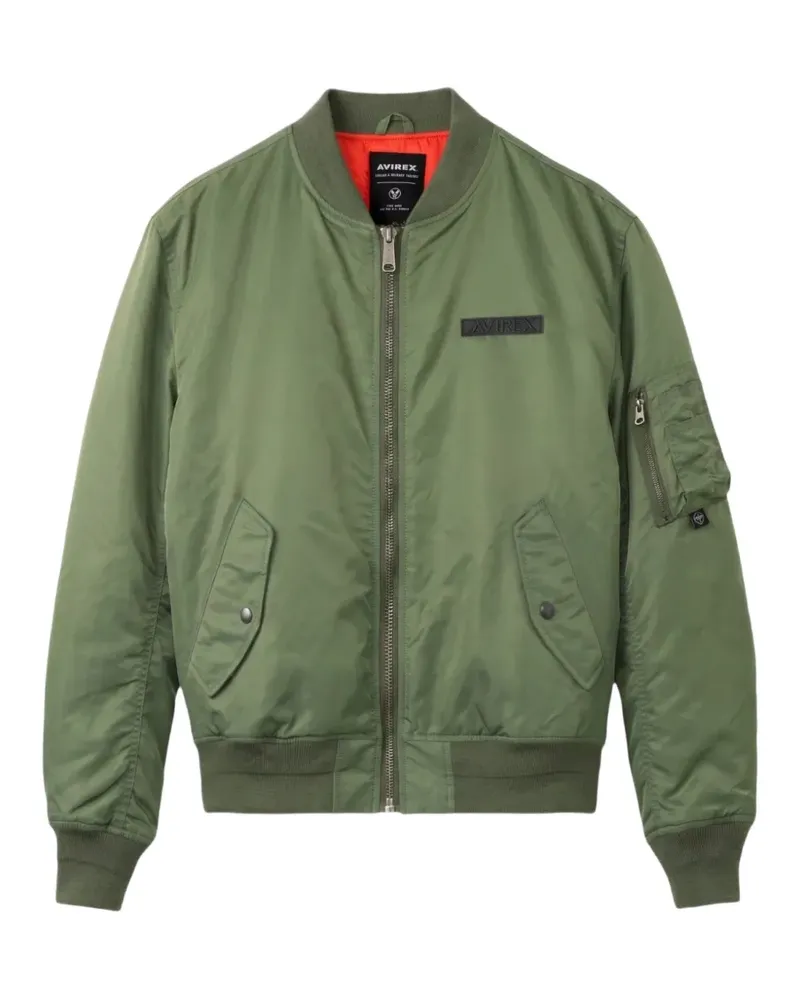 Avirex MA-1 logo-appliqué bomber jacket - Grün Grün