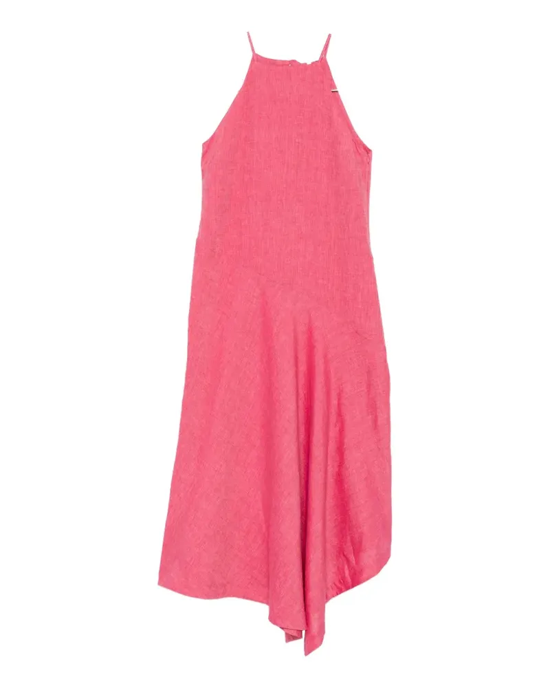 XACUS asymmetric-hem maxi dress - Rosa Rosa
