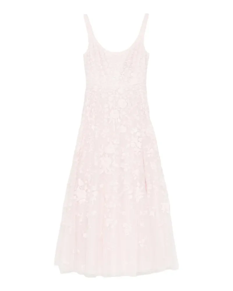 Needle & Thread floral-embrodairy dress - Rosa Rosa