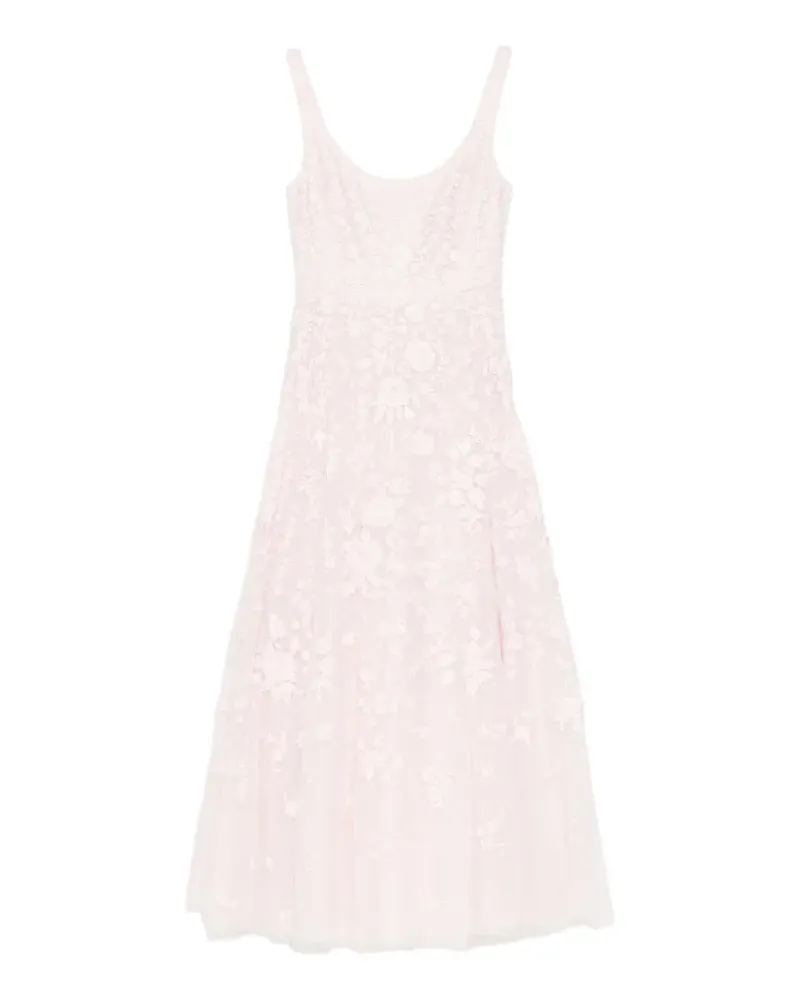 Needle & Thread floral-embrodairy dress - Rosa Rosa