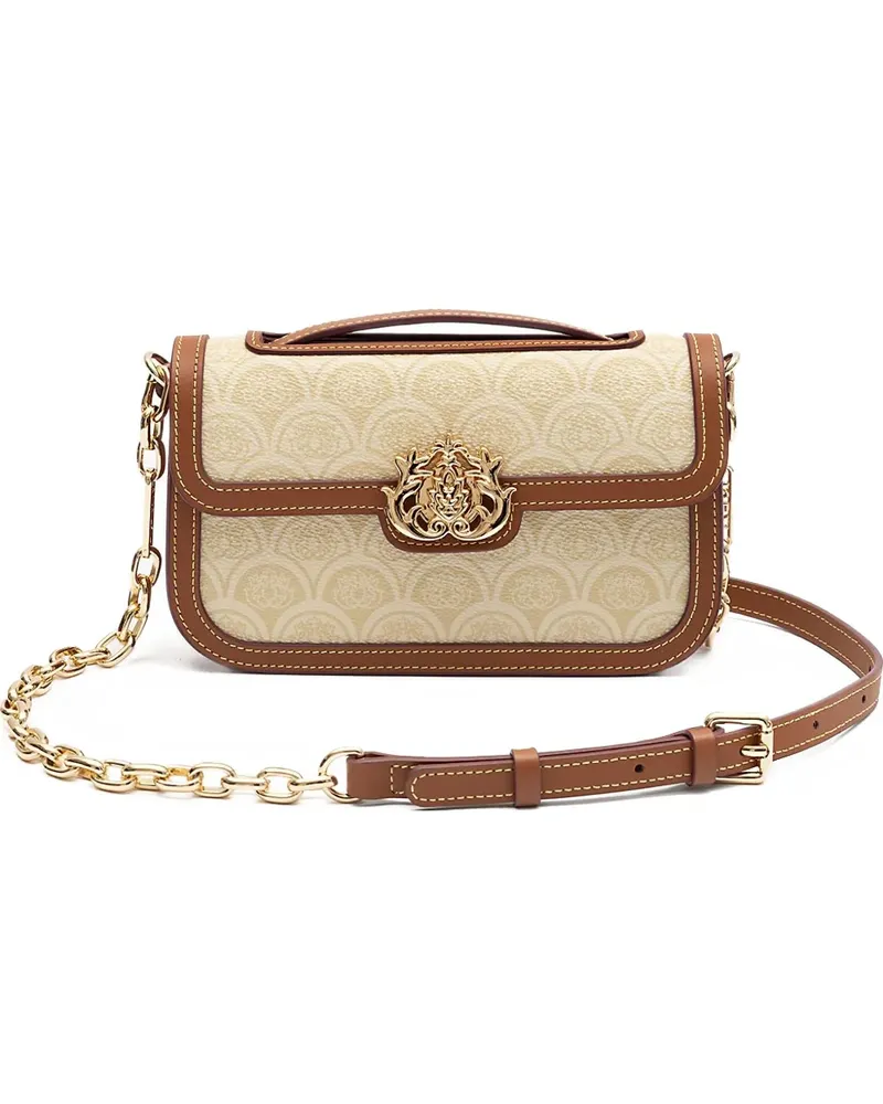 ISLA Sirena canvas shoulder bag - Nude Nude