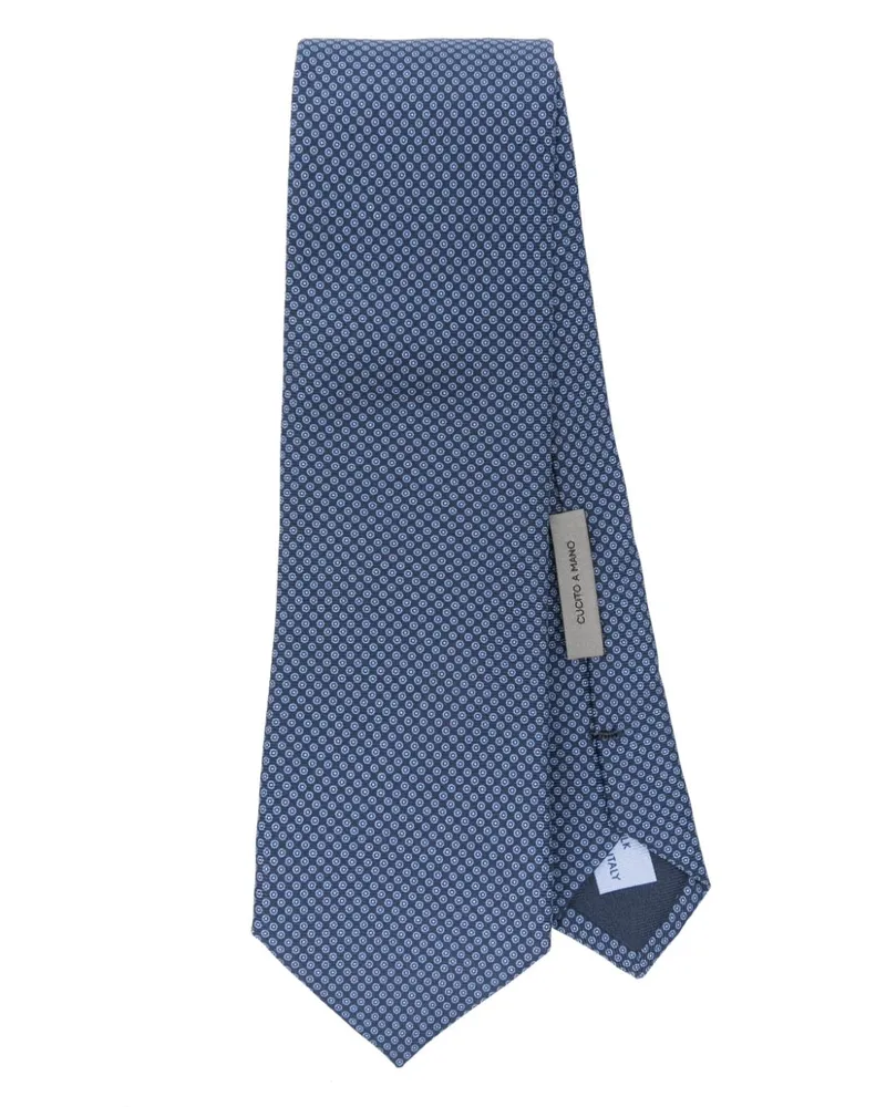 Corneliani Krawatte aus Seide - Blau Blau