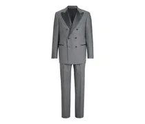 Smoking mit steigendem Revers - Grau