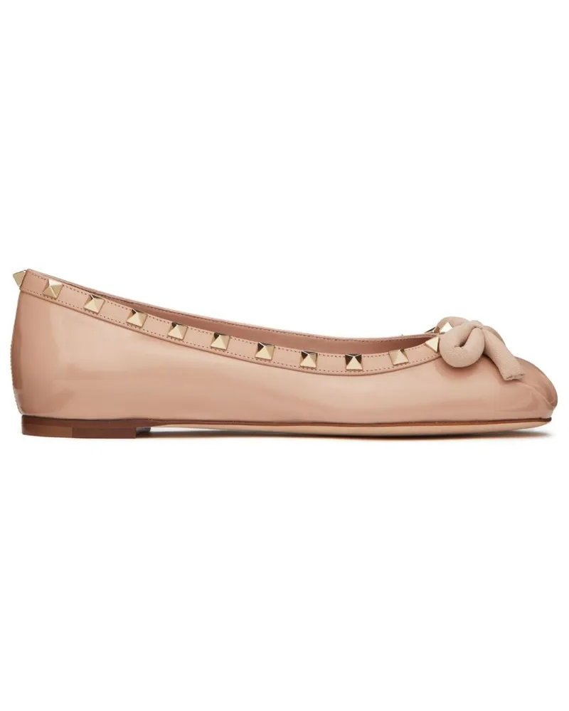 Valentino Garavani Rockstud Ballerinas Rosa