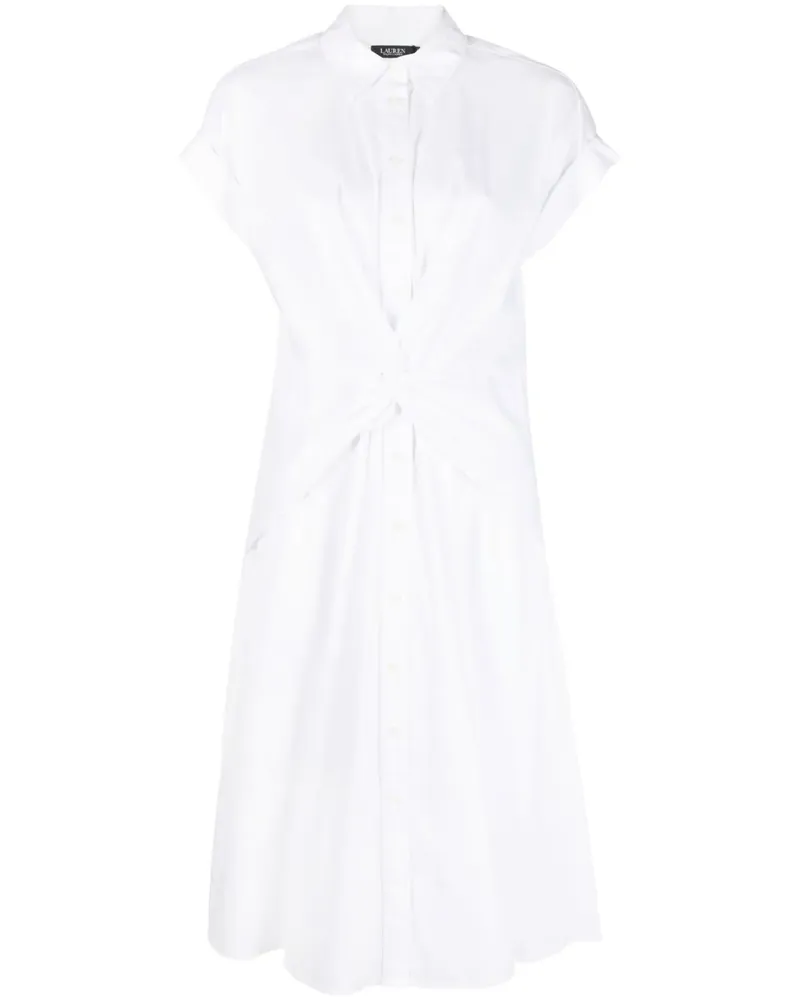 Ralph Lauren Hemdkleid mit kurzen Ärmeln - Weiß Weiß