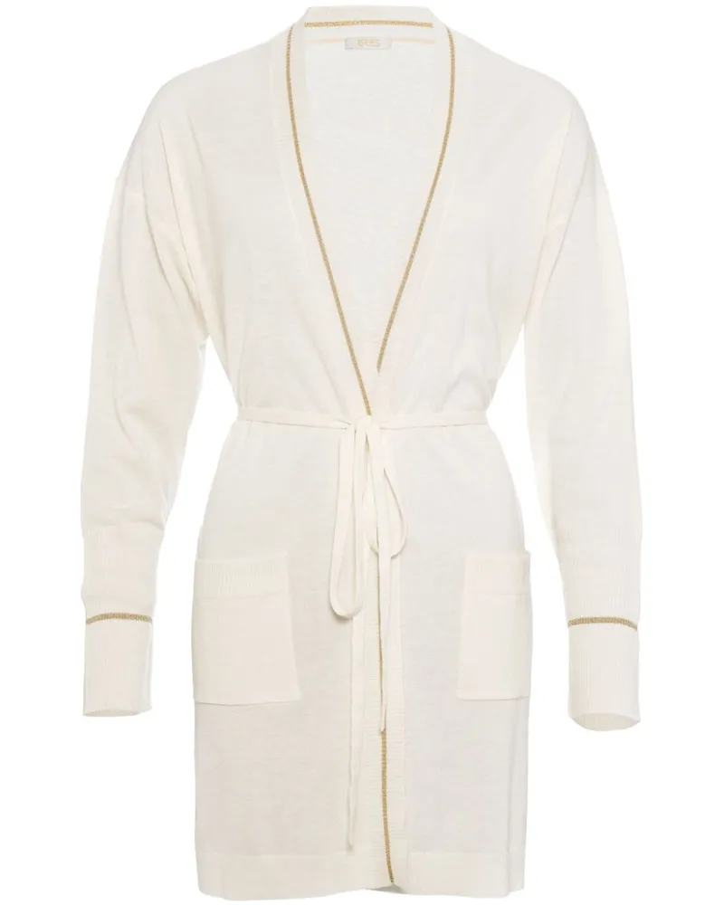 Eres Langer Holidays Cardigan - Weiß Weiß