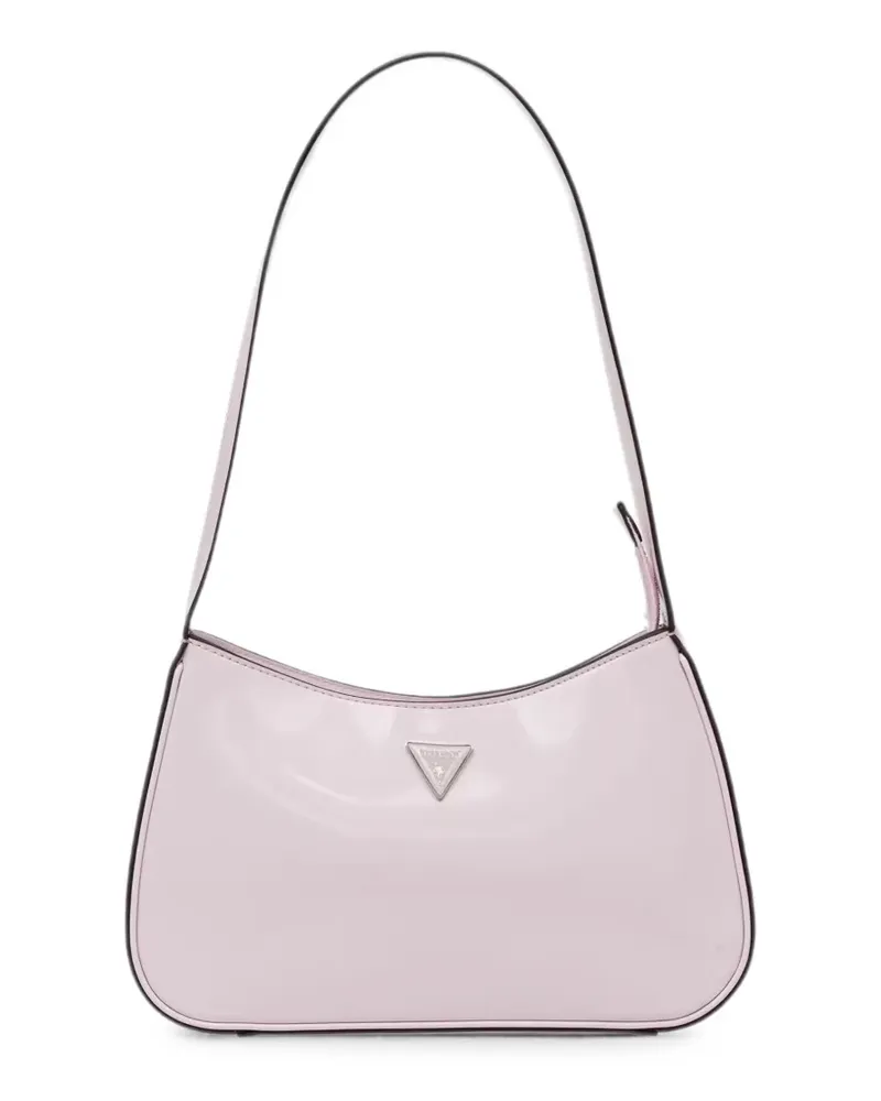 Guess Arnela Schultertasche mit Logo-Schild - Rosa Rosa