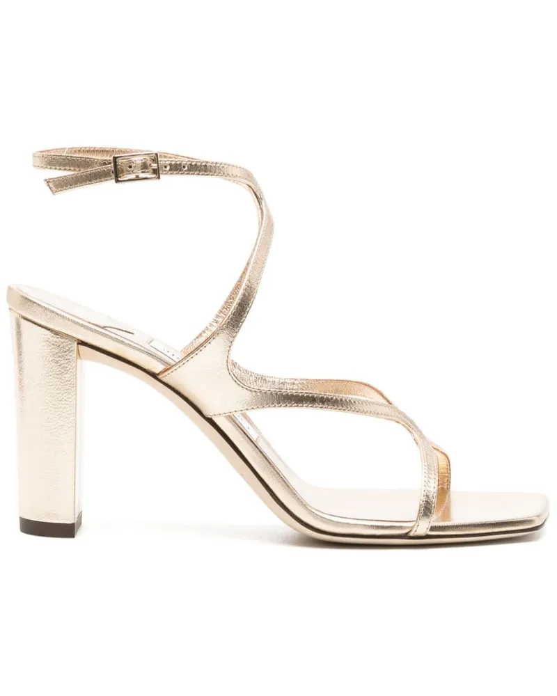 Jimmy Choo Azie Sandalen mit metallischem Finish 85mm - Gold Gold