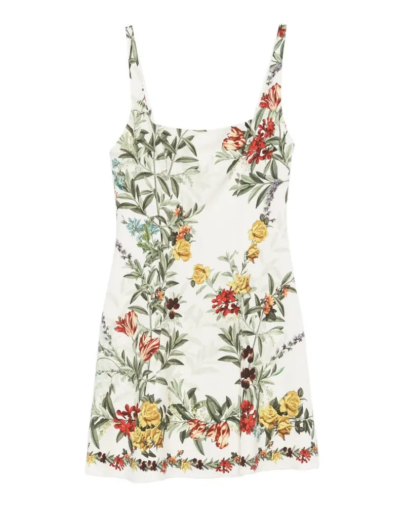 Alice + Olivia Minikleid mit Blumenprint - Nude Nude