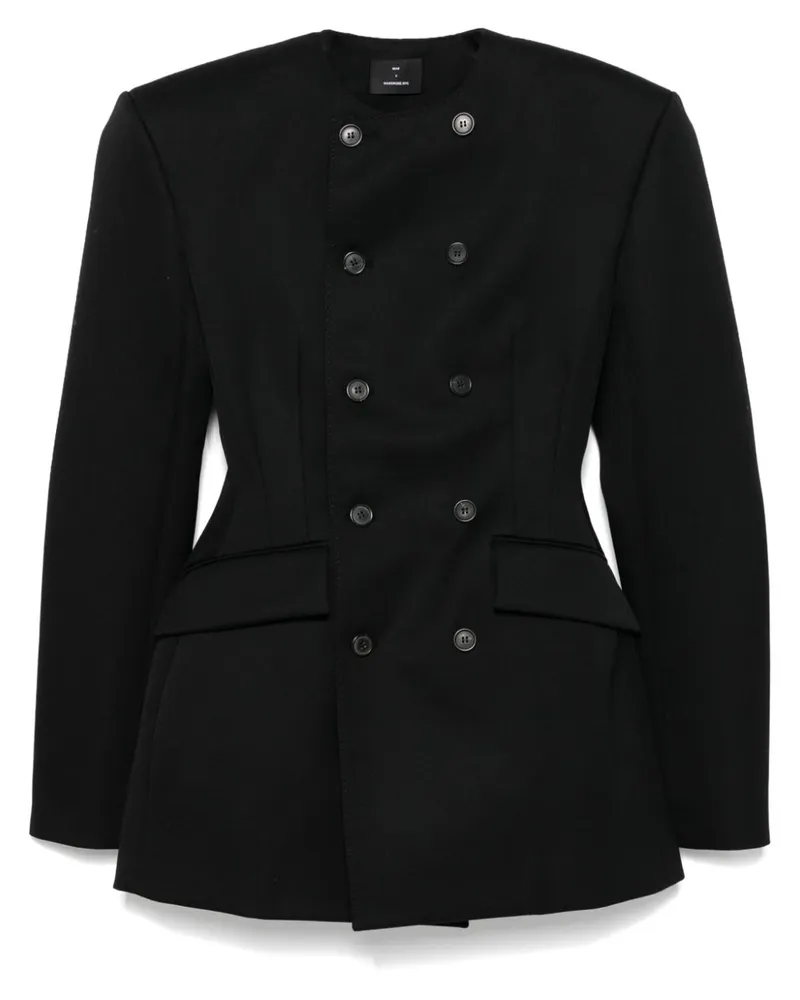 WARDROBE.NYC Kleid im Blazer-Look - Schwarz Schwarz
